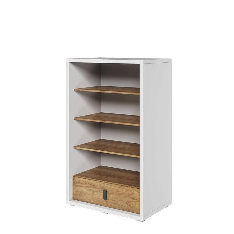 Braelynne 85cm H x 141cm W Standard Bookcase