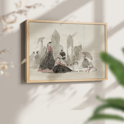 Esquisse rétro, travail de neuvième, reproduction encadrée
