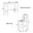 3-Piece Dining Table Set