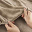 Drap simple taupe - 100% pour la douceur et le bien-être, brossé des deux côtés, avec taie d'oreiller plate, drap-housse, matelas élastiques de 16 po, lavable à la machine à 3 pièces dans un abat-jour, ultra doux et confortable,