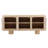 Williams 72" Oak Wood Sideboard, Light Natural