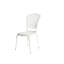 Patio en fonte d'aluminium 3 pièces - 2 chaises antirouille et 1 table ronde blanche pour le jardin, conception classique pour la cour arrière, mobilier d'extérieur facile à assembler dans un balcon design, marches sans effort