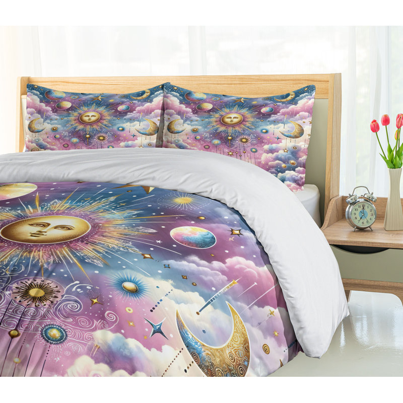 Celestial Duvet Cover, King Duvet Cover + 2 Standard Shams