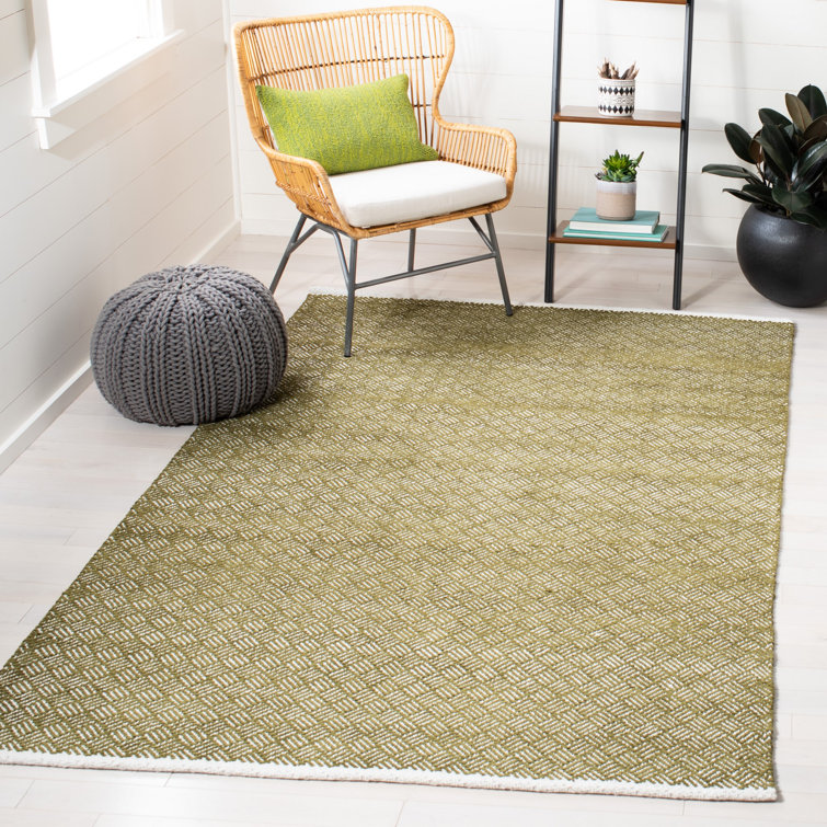 Bryent Flat Weave Cotton Geometric Rug