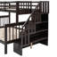 Lit superposé avec tiroir, rangement et garde-corps pour chambre à coucher, dortoir-1735630544