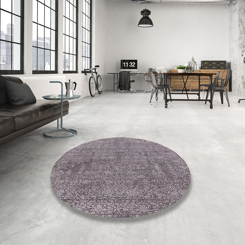 Shela Oriental Indoor Rug, Round 4'