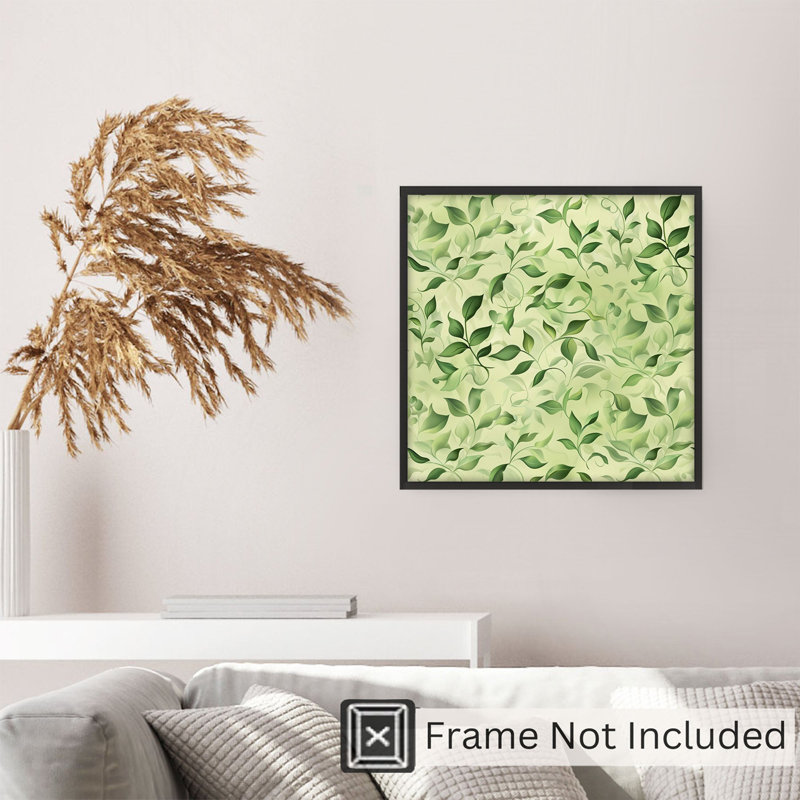 «Botanical Green Botanical Plants IV», reproduction d'art moderne sans cadre