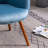 Doarnin Tufted Button Accent Chair, Single Upholstered Chair, Kitchen Dining Chair for Indoor-64388066