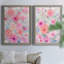 «Bright Floral Design I», ensemble de 2 peintures sur toile encadrées-1658034569-1658034562