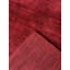 Tapis en laine écologique tissés à la main - Rectangulaire, 90 x 150 cm, rouge foncé, uni, épais et à poils longs, antidérapant, idéal pour le salon et la chambre.-2141865802