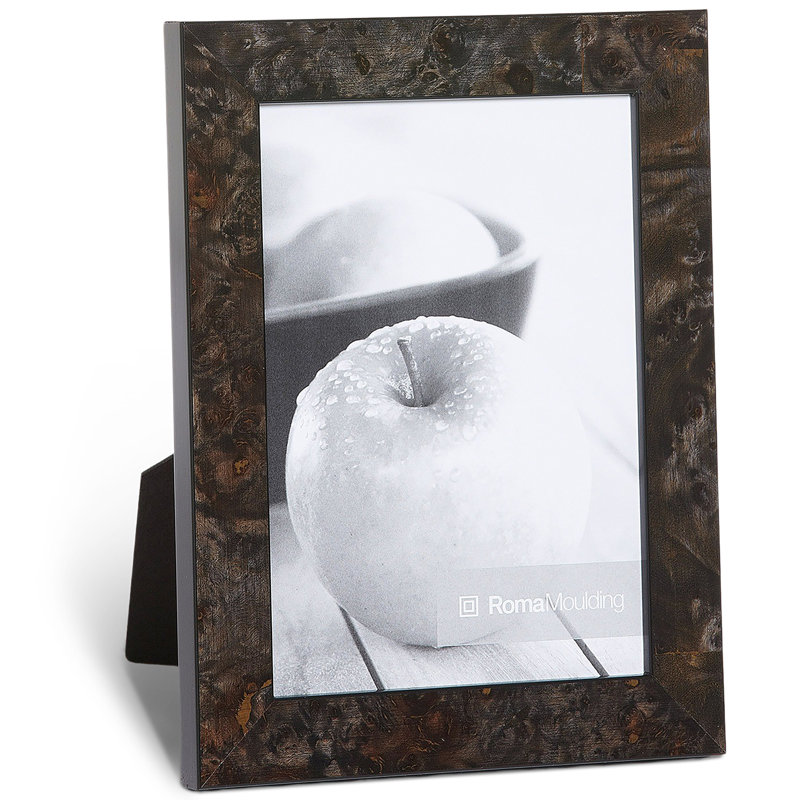 Cadre photo Burlwood, 5" x 5", Gris