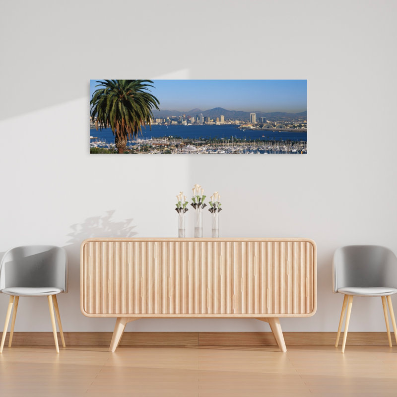 San Diego CA by J Sohm/VOA LLC - Wrapped Canvas Panoramic Print, 40.64 cm H x 121.92 cm W