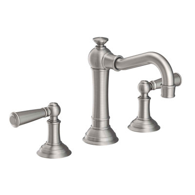 Jacobean Widespread Bathroom Faucet with Drain Assembly