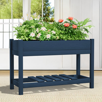 High-Density Polyethylene Elevated Planter