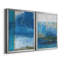 Bay Walk I - ensemble de 2 reproductions d'art sur toile encadrées-1230051650-1230051654