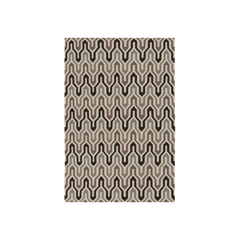 Irving Place Wool Geometric Indoor Rug, Rectangle 3'6" x 5'6"
