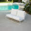 Dalvey 163.5cm Wide Rectangle Steel Loveseat with Cushions-102347861
