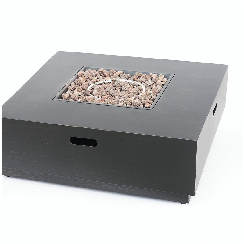 Square Fire Pit, Brown