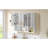 35 Inch 2-In-1 Wall Mounted Medicine Cabinet With Adjustable Shelves & Soft Close Doors, High-Define Mirror With Storage For Bathroom Vanity-1560470449