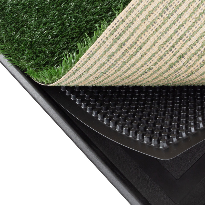Large Artificial Grass Puppy Pee Pad with Tray