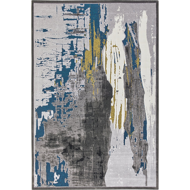 Porth Abstract Area Rug, Rectangle 160 x 235cm