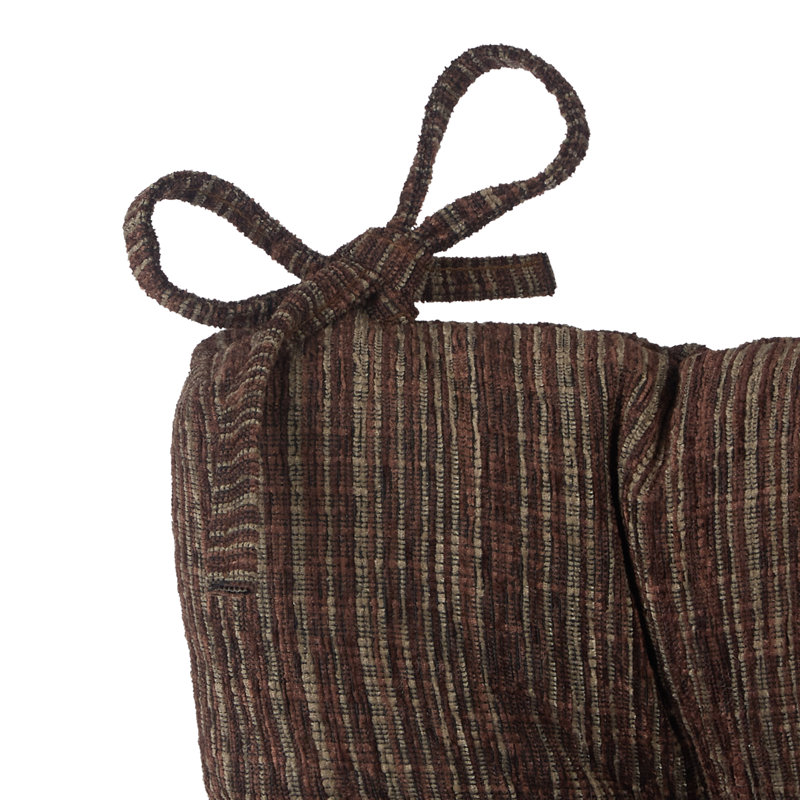 Ensemble de coussins de chaise berçante antidérapants, Brun chocolat