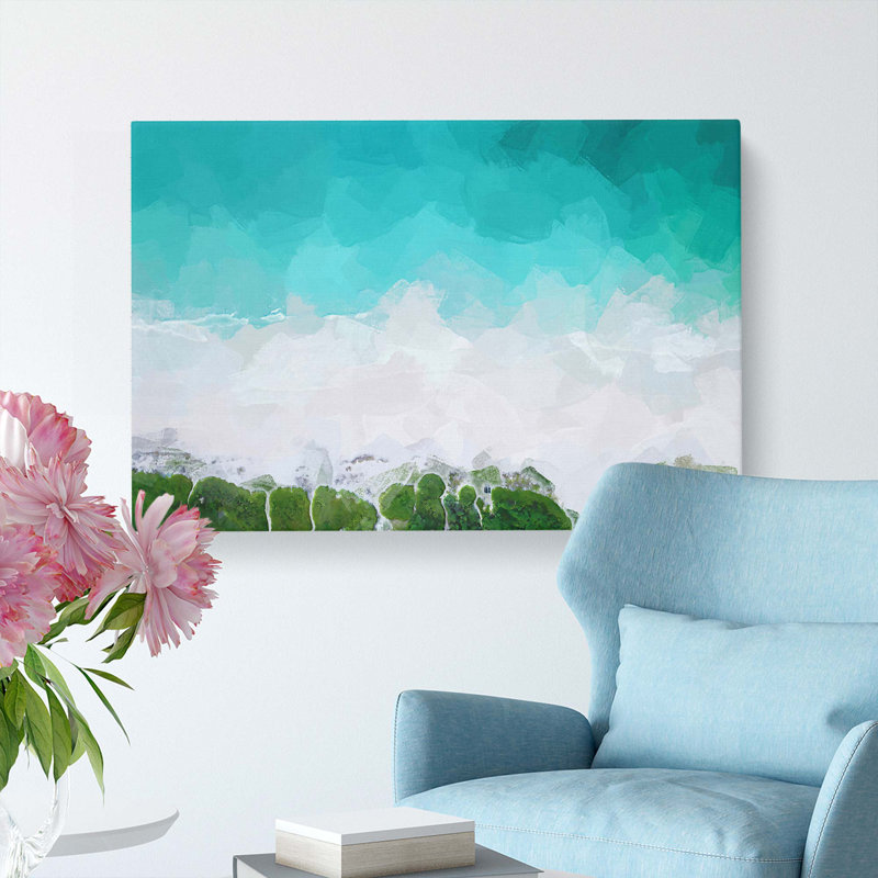 Kailua-Kona in Hawaii in Abstract - Wrapped Canvas, 60cm H x 91cm W x 3cm D