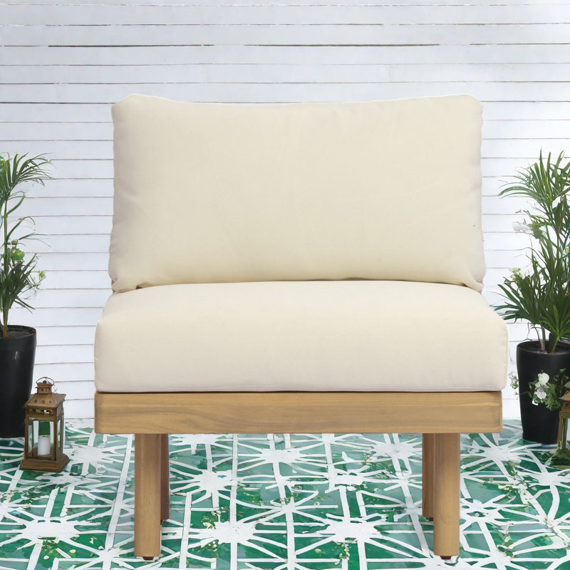 Chaises longues Lb, dossier en corde de bois d'acacia, sièges de patio modernes