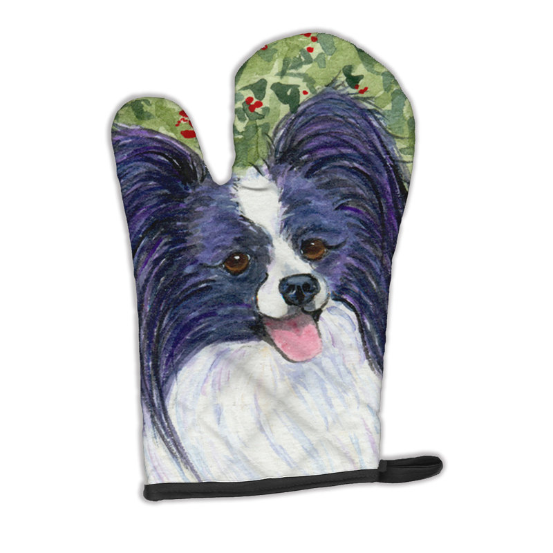 Caroline's Treasures Papillon Polyester Oven Mitt