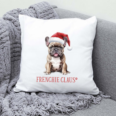 03_frenchie Polyester Throw Pillow