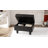 Rectangular Storage Ottoman, Faux Leather Footrest Bench with Hinged Hydraulic Soft Close Lid, 28.5"W x 19"D x 17.5"H Multi-Purpose Ottoman Coffee Table for Living Room Bedroom Entryway, Navy-126242953