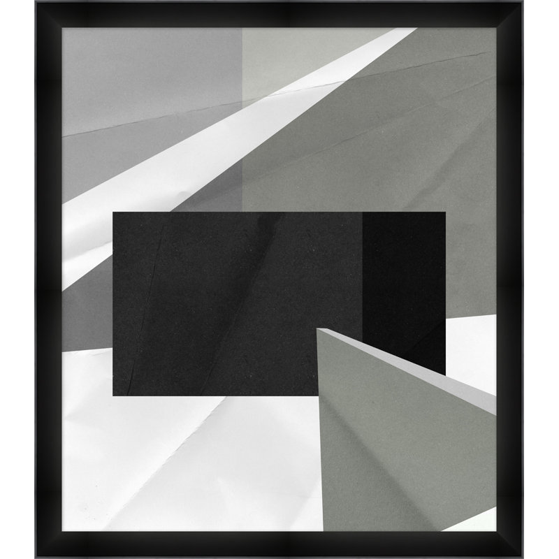 Monochromatic Blocks 1 Framed Print