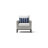Sameko 2Pc Sunbrella Outdoor Club Chairs-100524671-100524669