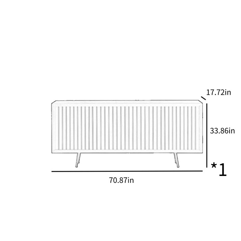 Armoire d'appoint rétro Light Do To