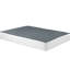 8,67 po Sommier haut haut - métal, housse en tissu texturé, capacité de 700 lb-1402248595