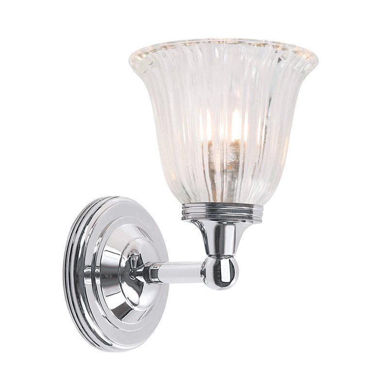 Thomasboro Armed Sconce, Polished Chrome