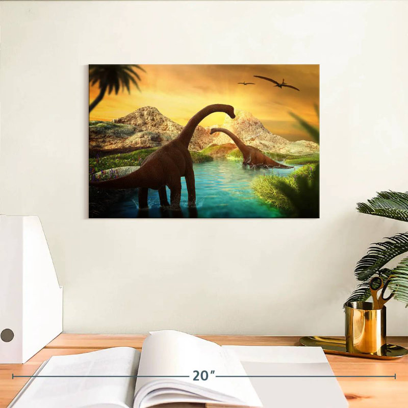 Brampt Sauropods, 8" H x 12" W