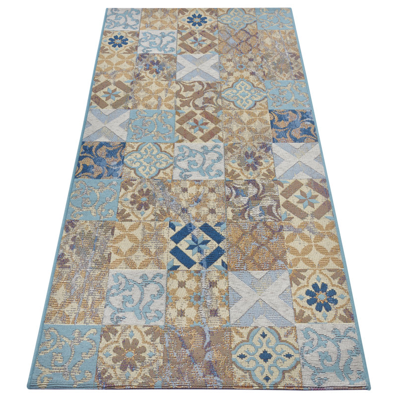 Cappuccino Rug, Blue multicolored