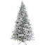 Fraser Hill Farm 10-Ft. Flocked Mountain Pine Christmas Tree With Smart String Lighting, FFMP010-3SN-758411560