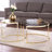 Abrial Glass Top Nesting Coffee Table
