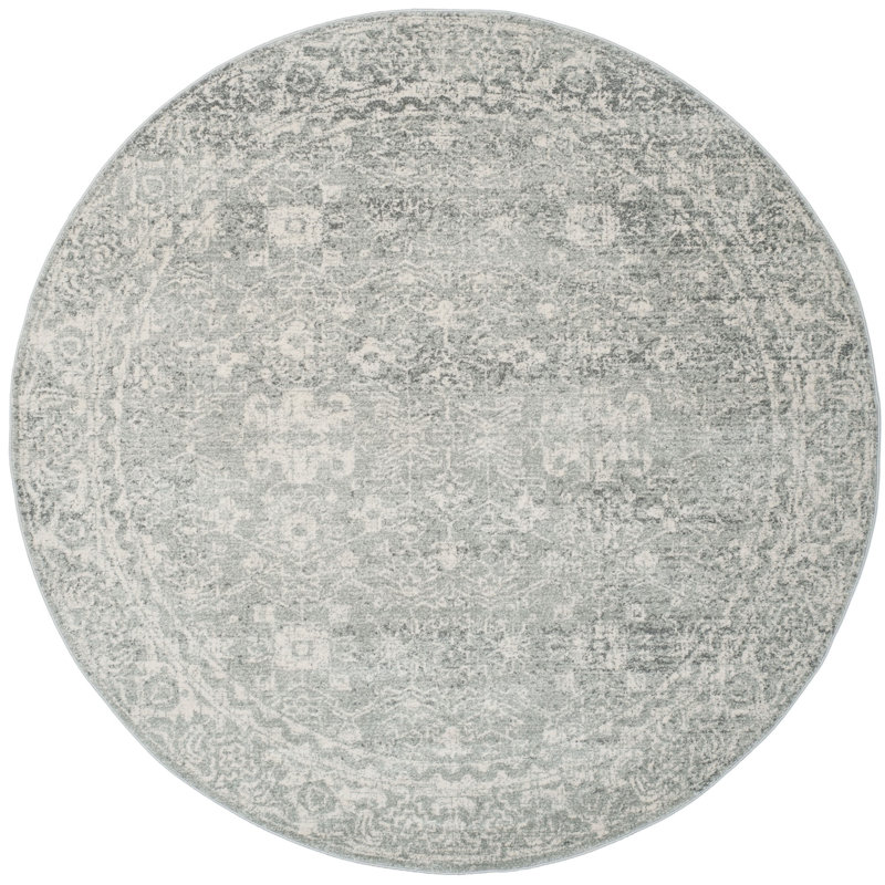 Paschke Performance Oriental Rug, Round 6'7"