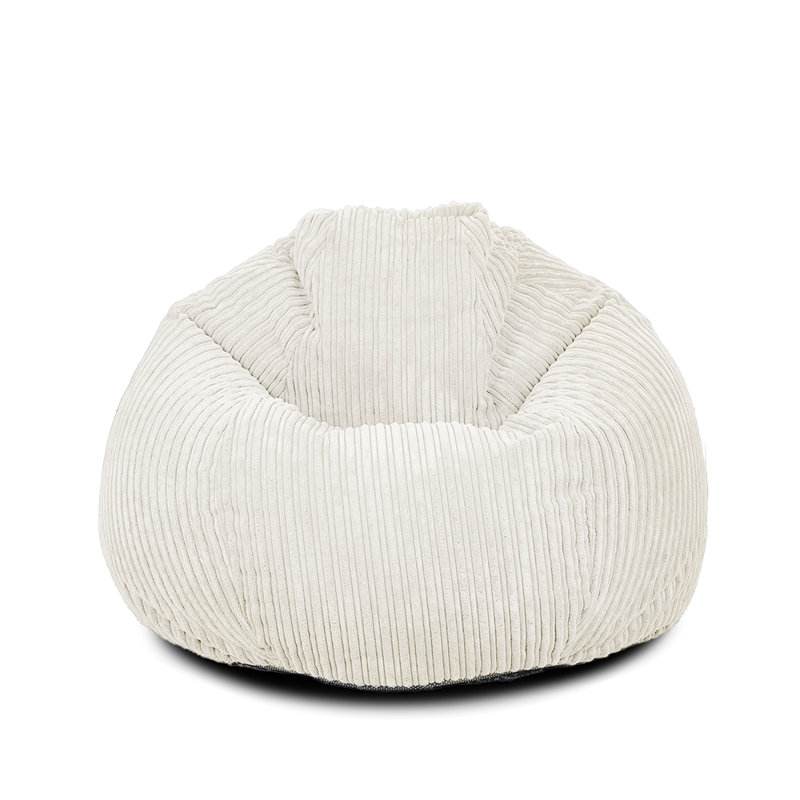 Polyester Refillable Classic Bean Bag, Ivory