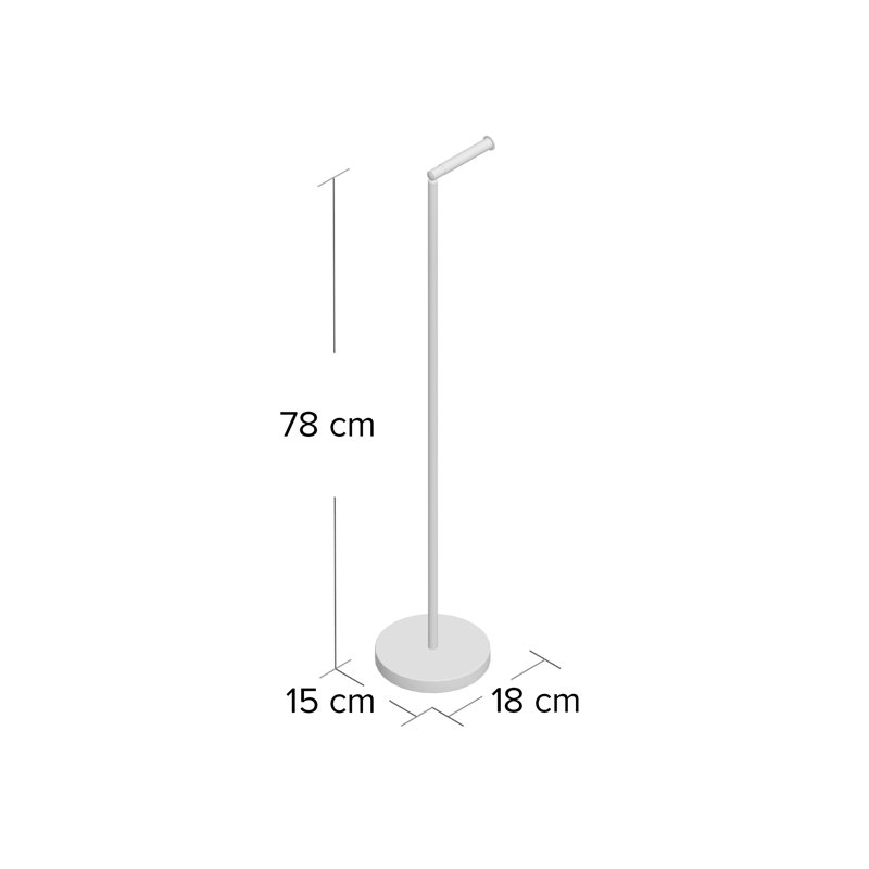 Currahee Free Standing Toilet Paper Holder