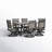 Langner Rectangular 6 - Person 70" Long Dining Set