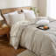 Ensemble de housse de couette à rayures 100% coton délavé Life-114395749-114395753