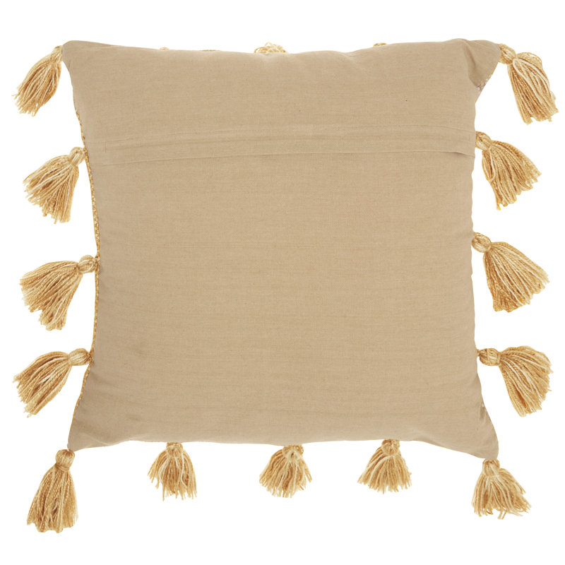  Housse de coussin carré et insert, Moutarde