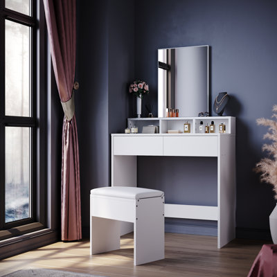 Saumil Dressing Table with Mirror