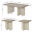 Ensemble de 3 tables basses, tables basses et 2 tables de bout Breunig-1843192576