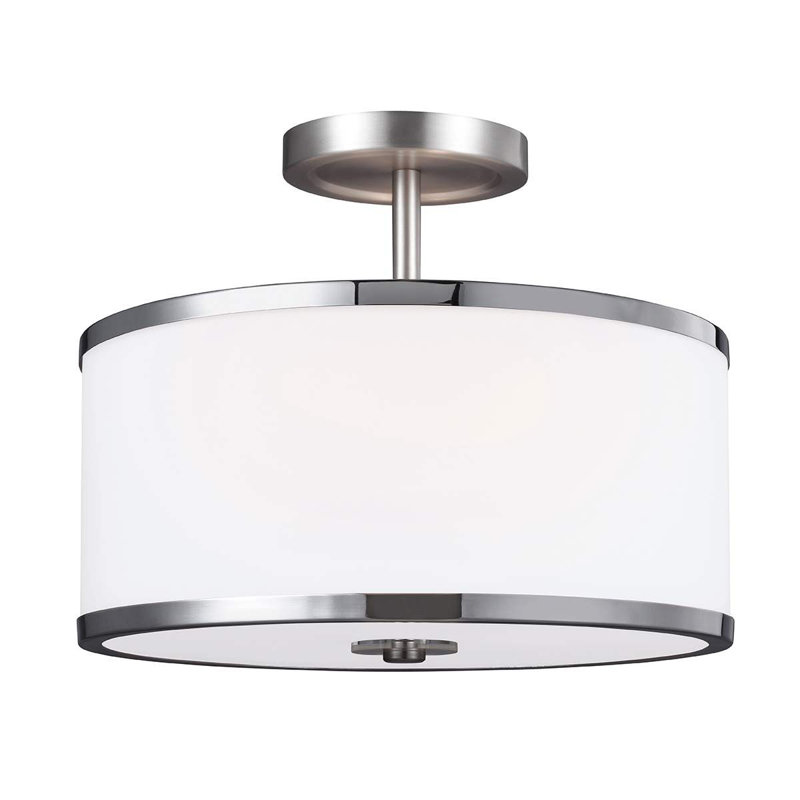 Danes Glass Semi Flush Mount