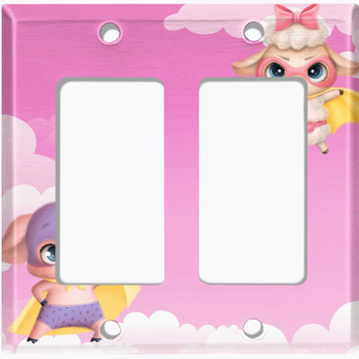 Animals 2 - Gang Toggle Light Switch Standard Wall Plate